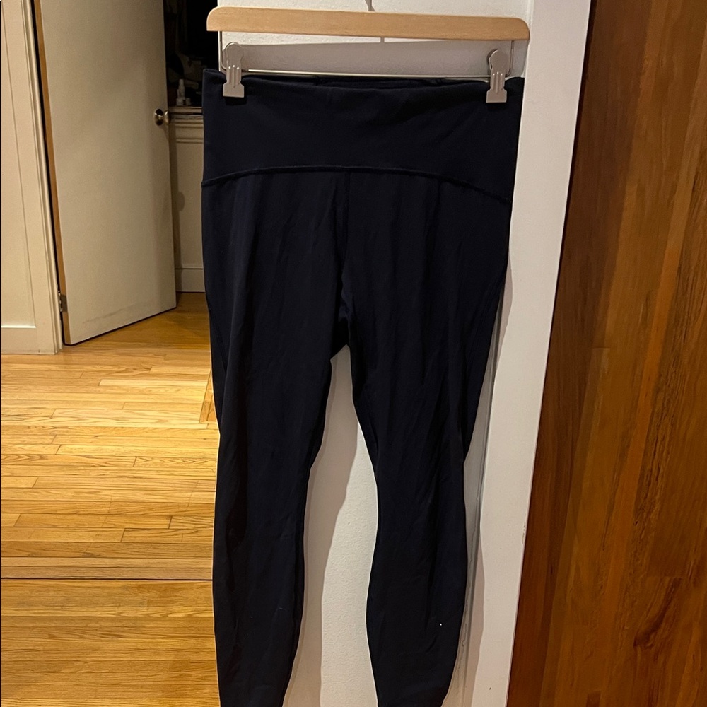 lululemon athletica navy blue yoga leggings